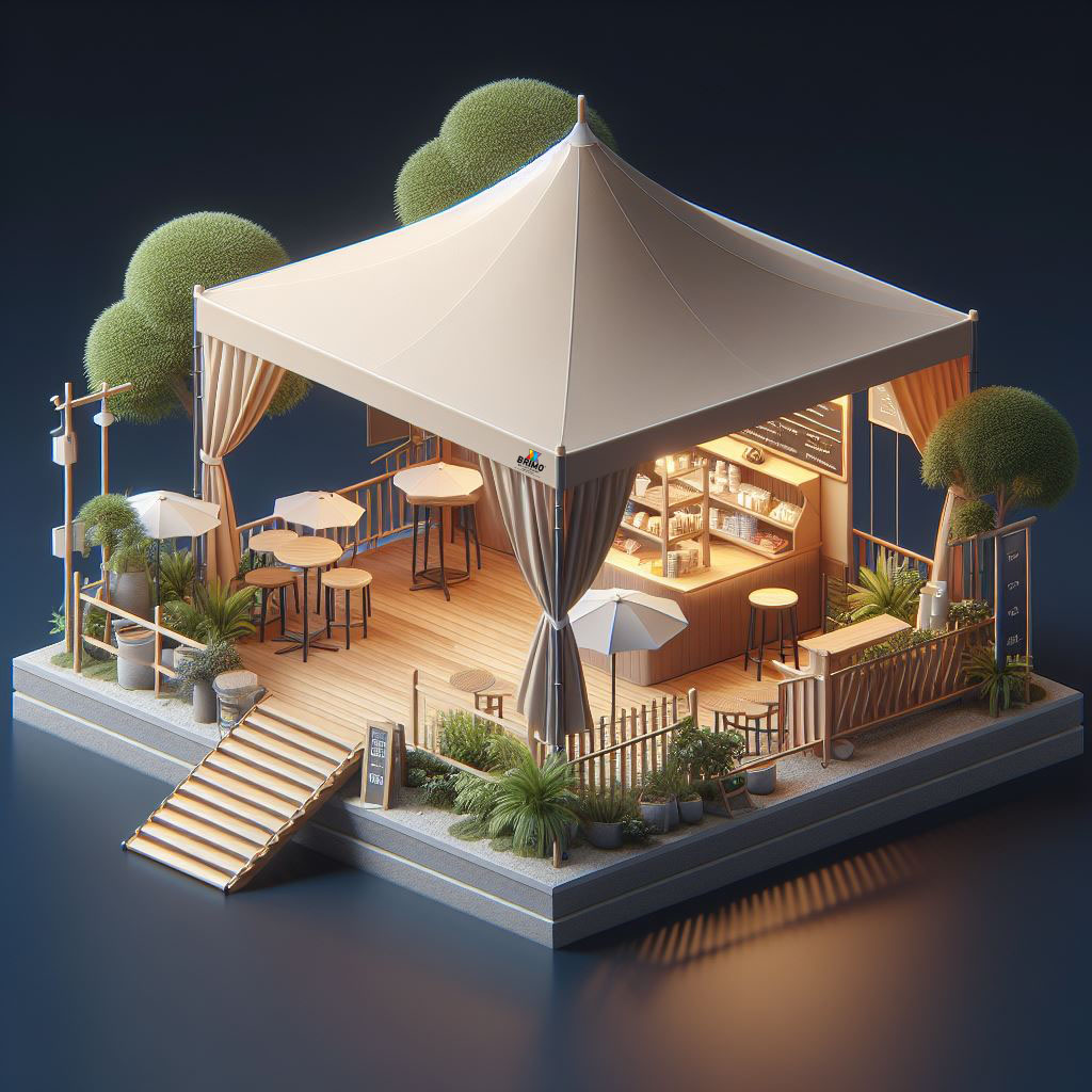 Pavilion grădină 3x4 pliabil